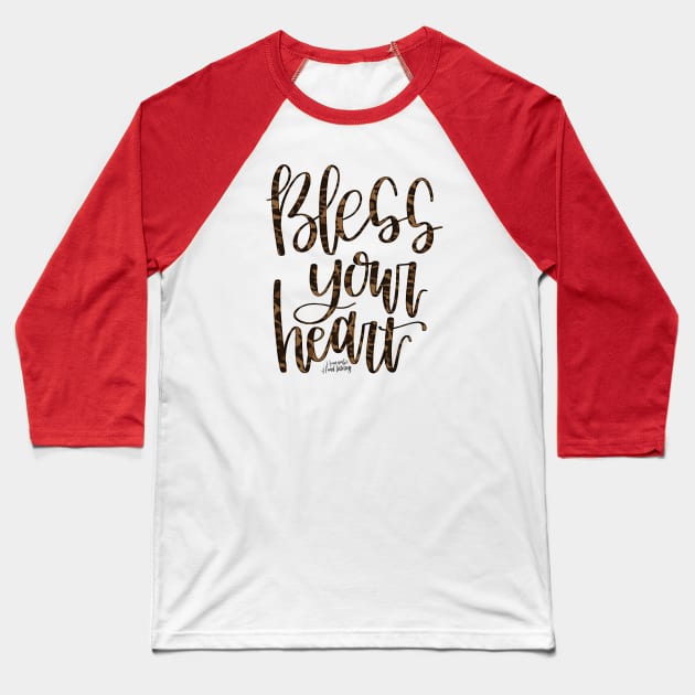 Bless Your Heart Baseball T-Shirt by Hannah’s Hand Lettering